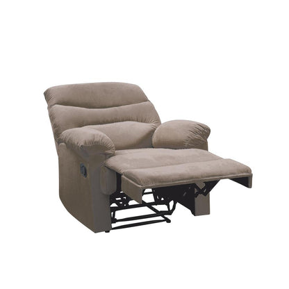 Arcadia Motion Recliner Beige Woven Fabric