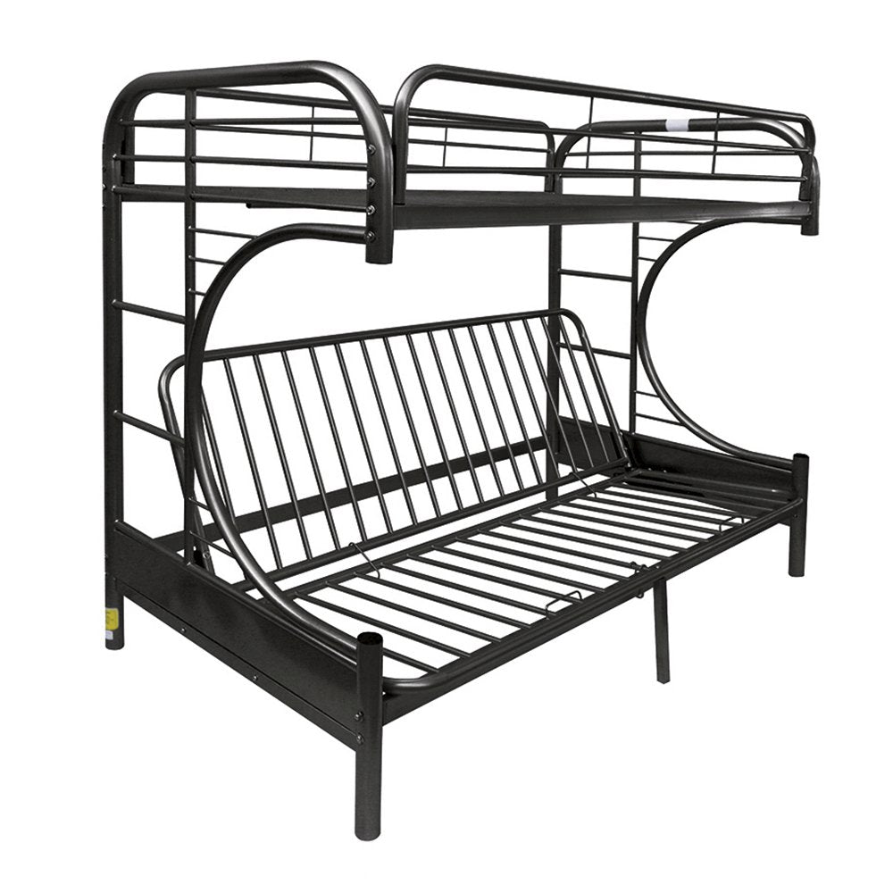 Eclipse Futon Bunk Bed (T XL/Q) Black