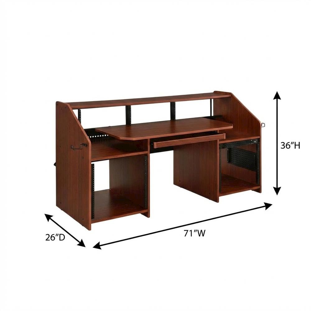 Finish Metal And Mdf Office Desk With Industrial Style