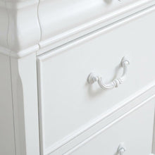 White Bedroom Nightstand, Traditional Design, Sturdy Construction, Compact Size