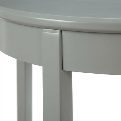 Gray Console Table with Modern Design and Sturdy Frame