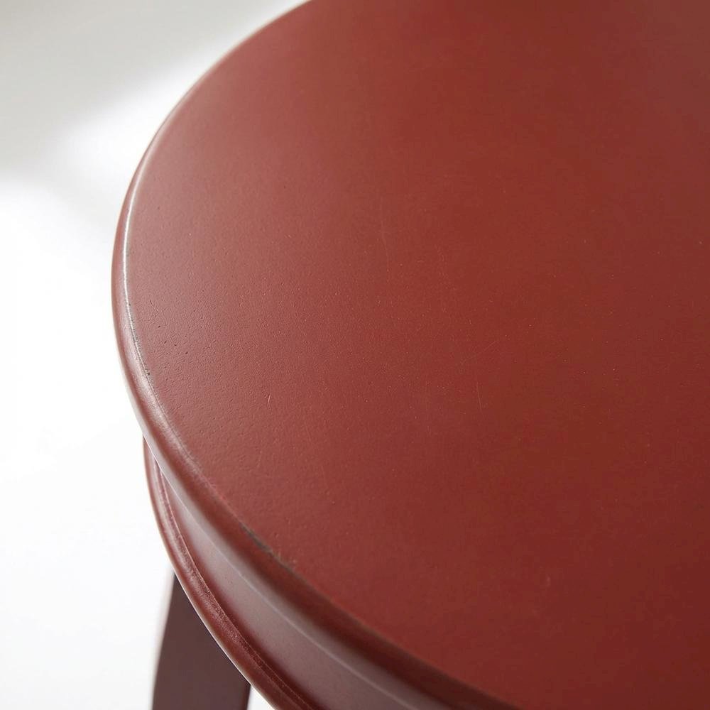 Red, Accent Side Table, Quality Build, Durable Wood Frame