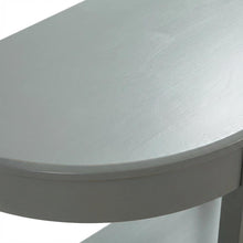 Gray Console Table with Modern Design and Sturdy Frame
