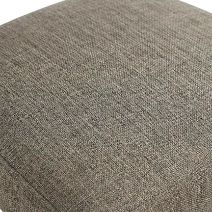 Performance Chenille Dining Chair with Wood Legs, Gray Fabric & Espresso, Set of 2