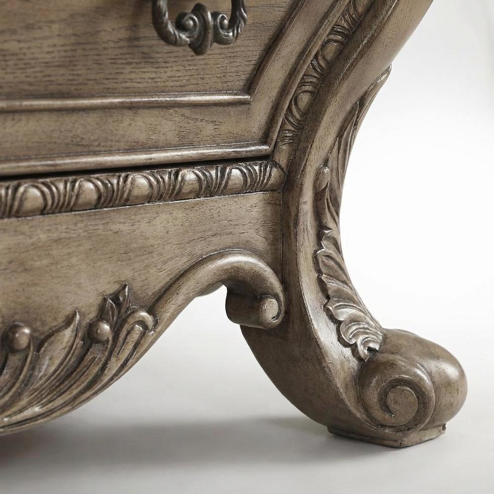 Vintage Oak Nightstand with Traditional Wooden Finish and Classic Design