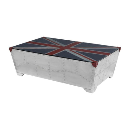 Aluminum Coffee Table Single Piece with Durable Frame and Elegant Design