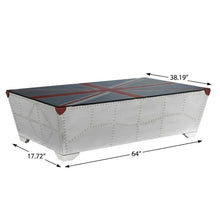 Aluminum Coffee Table Single Piece with Durable Frame and Elegant Design