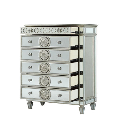 Varian Chest Mirrored & Sliver