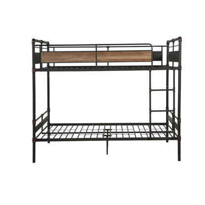 Brantley II Bunk Bed (F XL/Q) Sandy Black & Dark Bronze HandBrushed