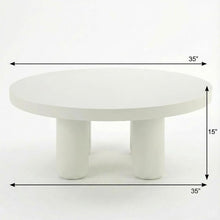 White Coffee Table Single Piece with Sleek Surface and Minimalist Design