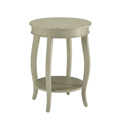 White, Accent Side Table, Quality Build, Durable Wood Frame