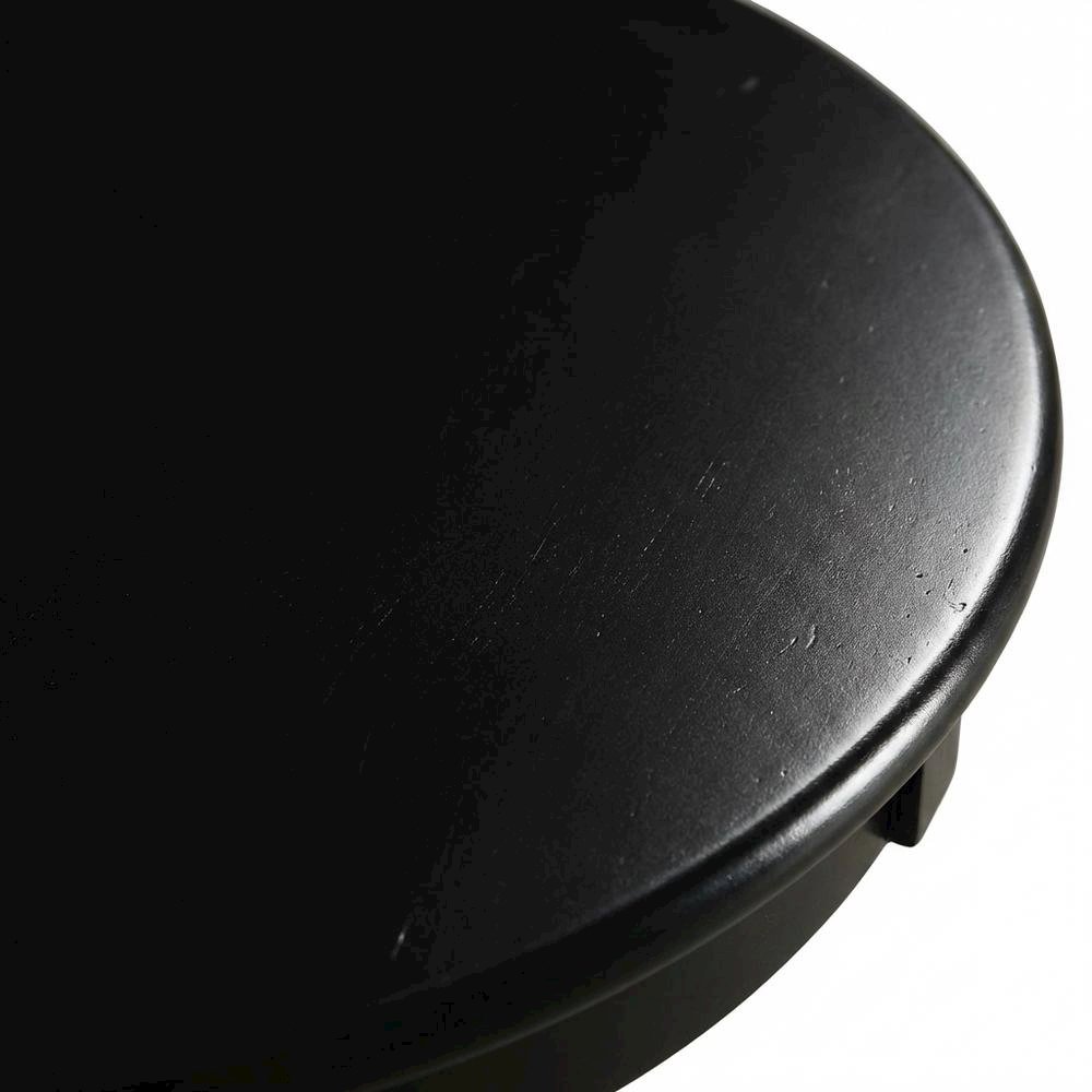 Black, Accent Side Table, Quality Build, Durable Wood Frame