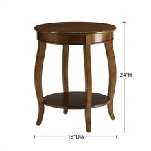 Walnut, Accent Side Table, Quality Build, Durable Wood Frame