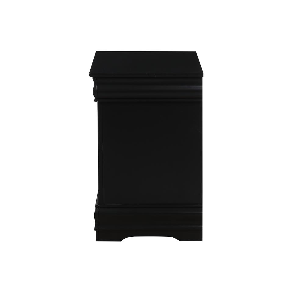Louis Philippe Nightstand Black