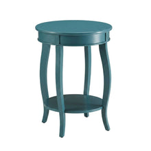 Teal, Accent Side Table, Quality Build, Durable Wood Frame