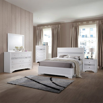 Naima Twin Bed White