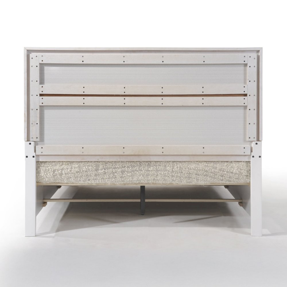 Naima Queen Bed w/Storage White
