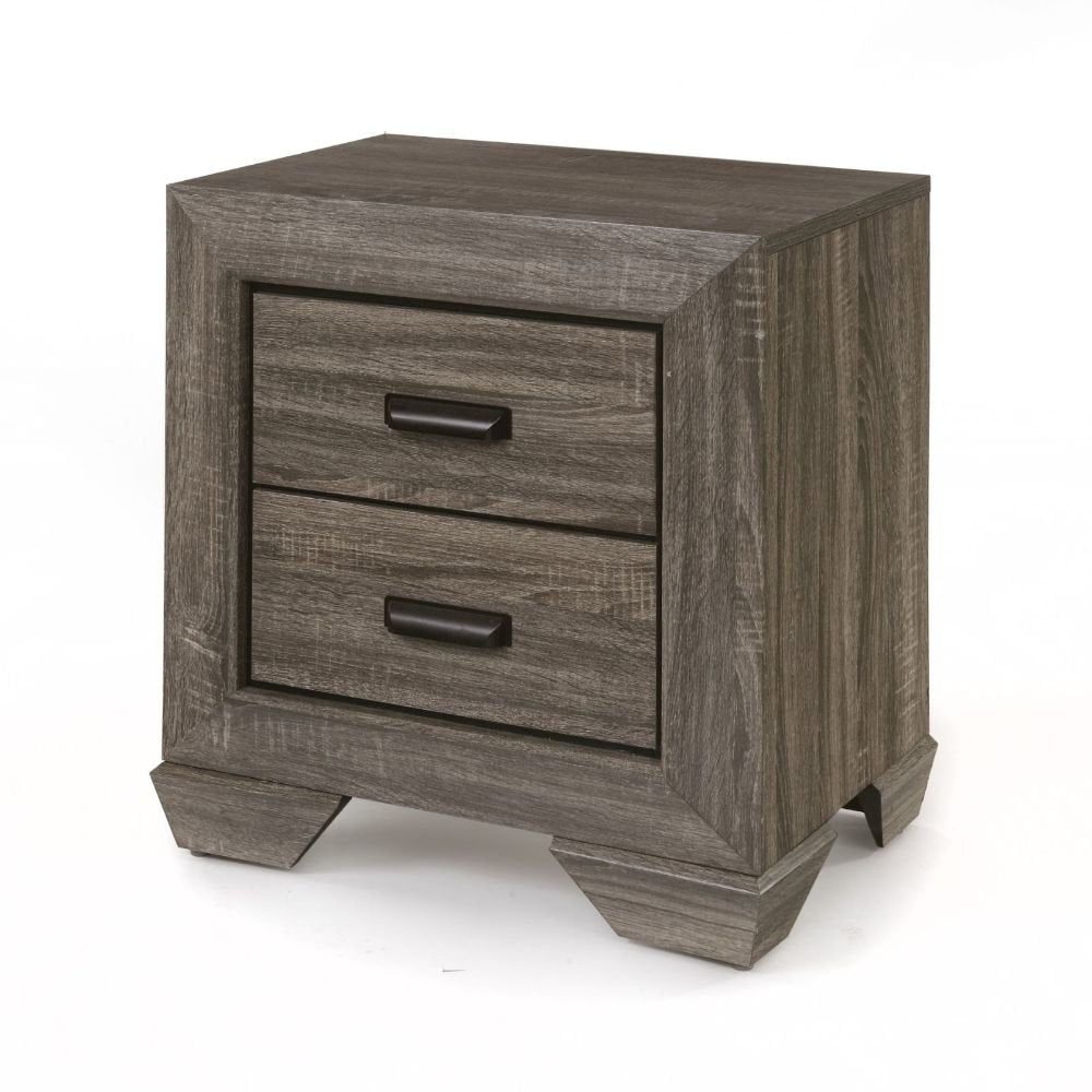 Lyndon Nightstand Weathered Gray Grain