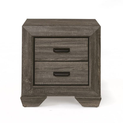 Lyndon Nightstand Weathered Gray Grain