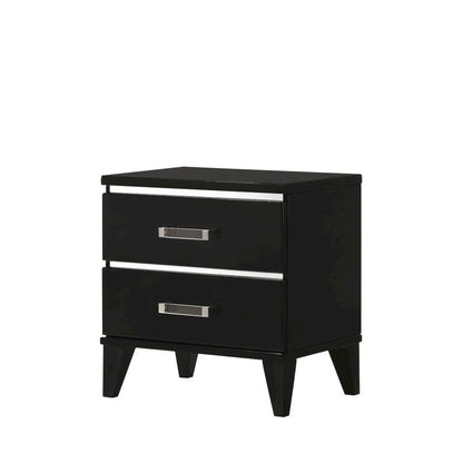 Chelsie Nightstand Black