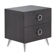 Espresso Night Table with Modern Design and Sturdy Build