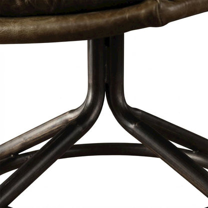 Vintage Whiskey Top Grain Leather Executive Office Chair With Stylish Design
