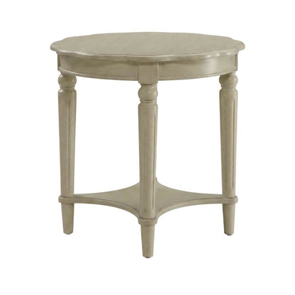 Antique White End Table with Elegant Style and Durable Finish