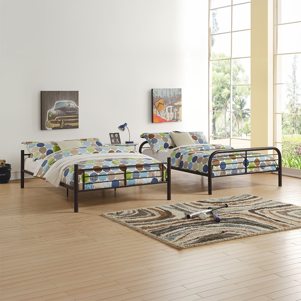 Bristol Bunk Bed (F/F) Dark Brown