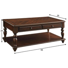 Walnut Coffee Table with Lift Top and Storage Surface for Living Room