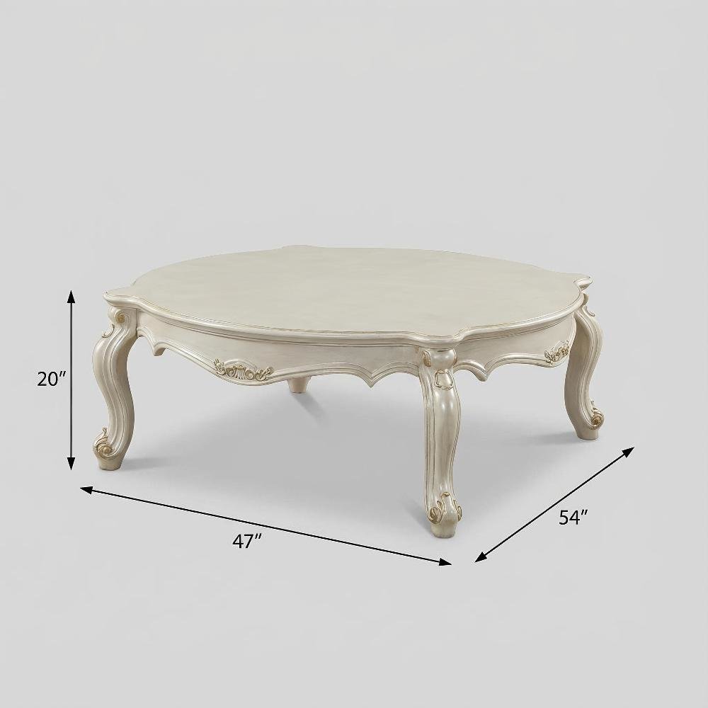 Antique Pearl Coffee Table with Classic Design and Durable Construction