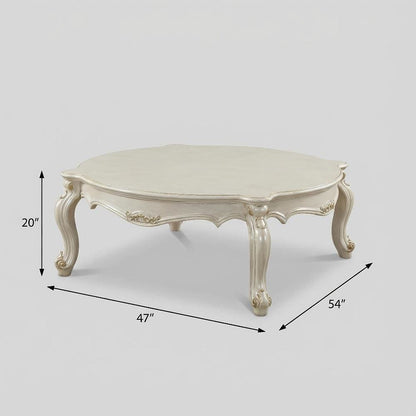 Antique Pearl Coffee Table with Classic Design and Durable Construction