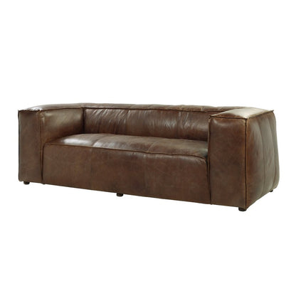 Brancaster Sofa Retro Brown Top Grain Leather