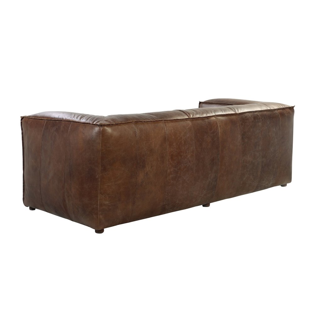 Brancaster Sofa Retro Brown Top Grain Leather