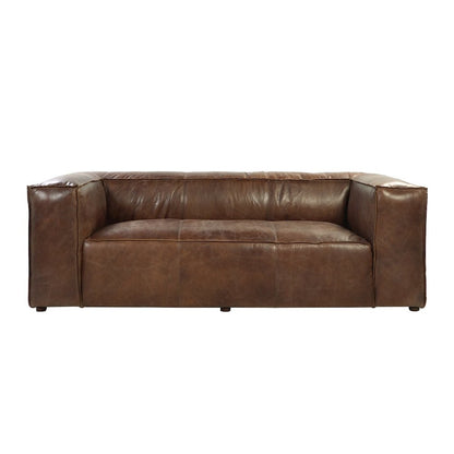 Brancaster Sofa Retro Brown Top Grain Leather