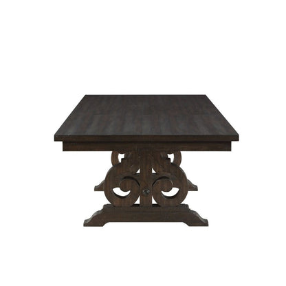 Maisha Dining Table Rustic Walnut