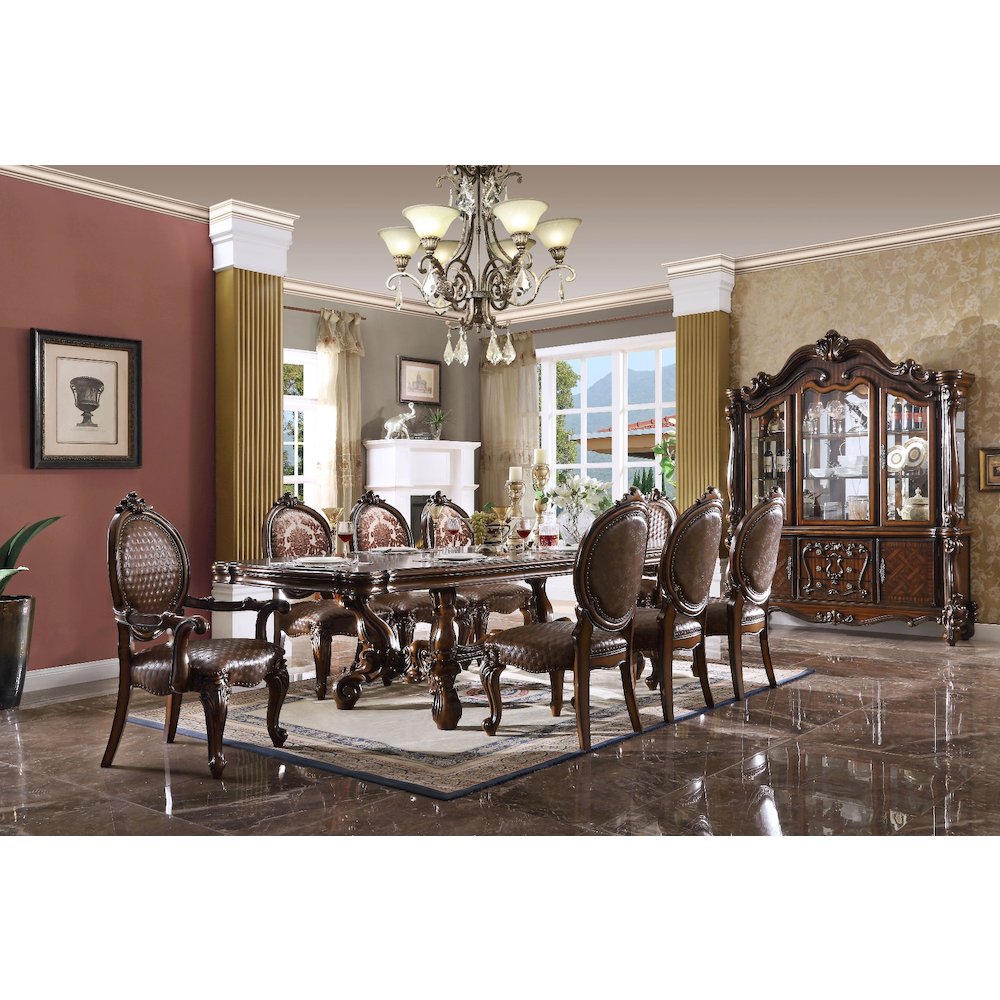 Versailles Arm Chair (Set-2) Cherry