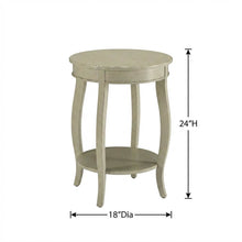 White, Accent Side Table, Quality Build, Durable Wood Frame