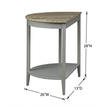 Natural Oak and Gray Console Table with Modern Design and Sturdy Frame