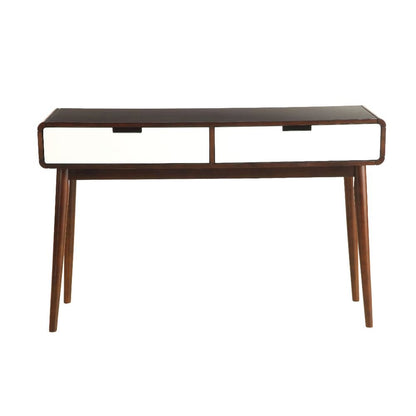 Christa Sofa Table Espresso & White