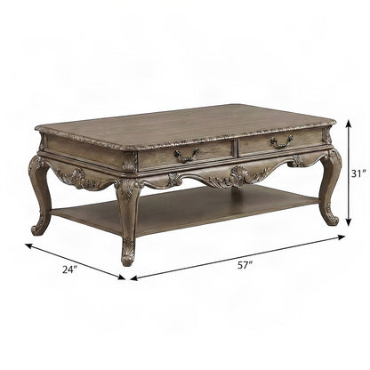 Wood Veneer Console Sofa Table, Transitional Entryway Accent, Vintage Oak