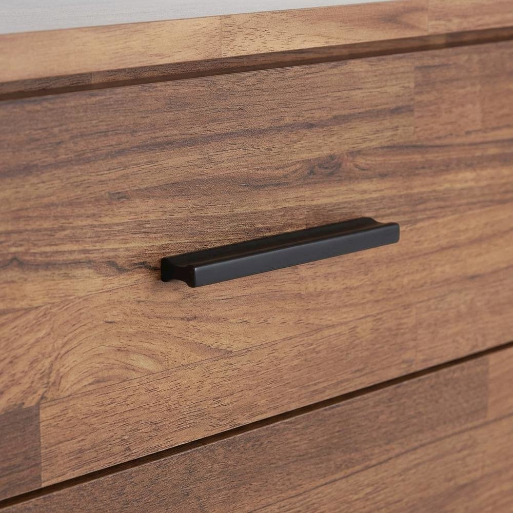 Walnut Night Table with Contemporary Design for Bedroom Storage