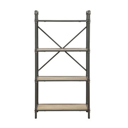 Itzel BookShelf Antique Oak & Sandy Gray