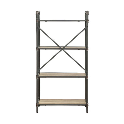 Itzel BookShelf Antique Oak & Sandy Gray