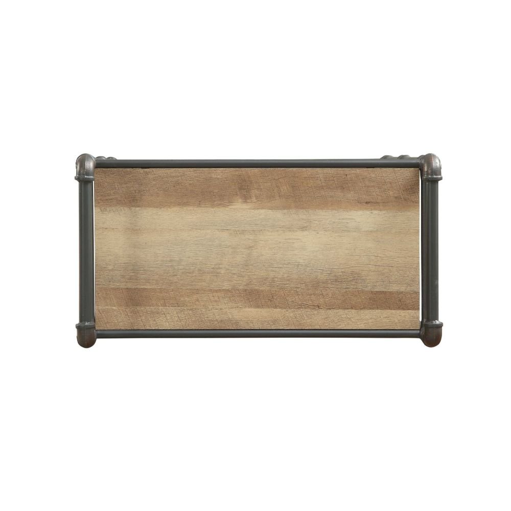 Itzel BookShelf Antique Oak & Sandy Gray