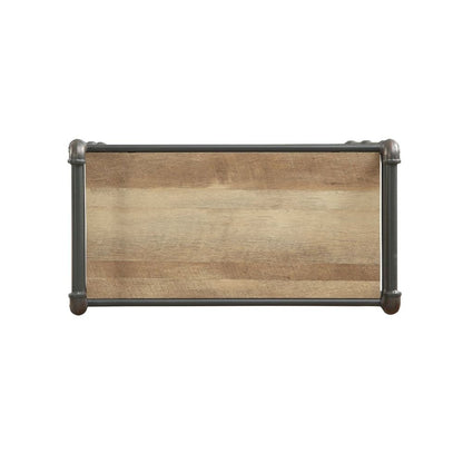 Itzel BookShelf Antique Oak & Sandy Gray