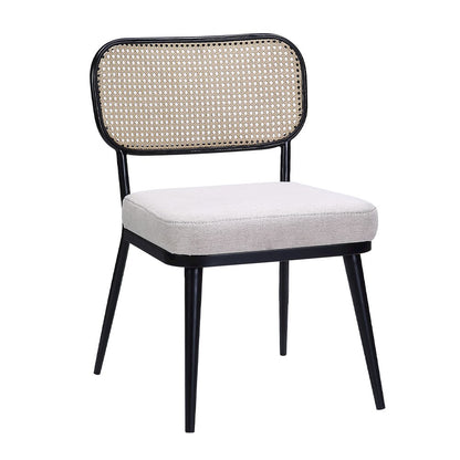Colson 3 Pcs Table & Chairs Set Black