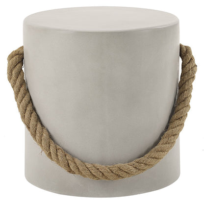 Gene Accent Table Natural Gray
