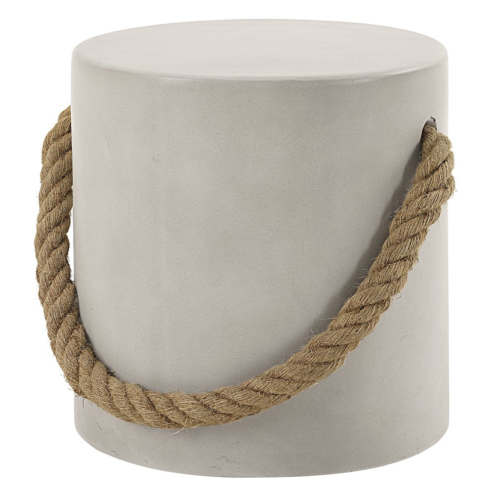 Gene Accent Table Natural Gray