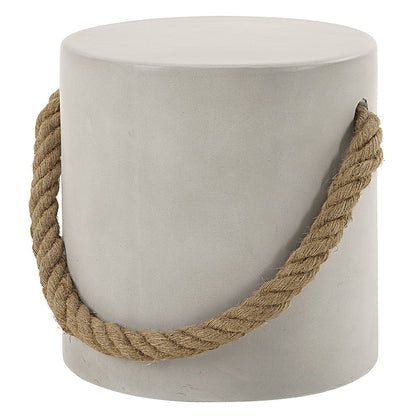 Gene Accent Table Natural Gray