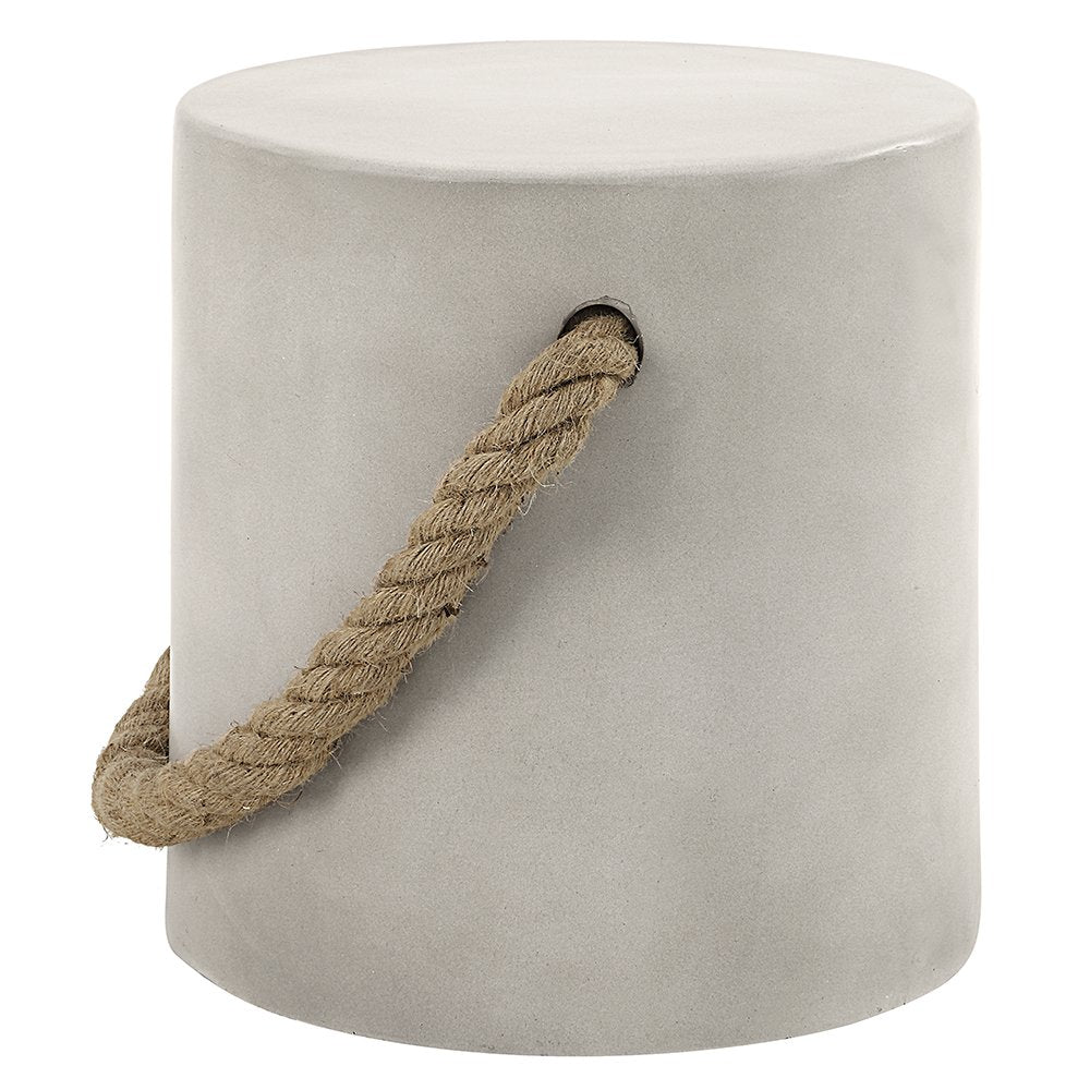 Gene Accent Table Natural Gray